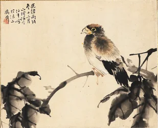 Pájaro en una rama, 1886