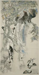 Las cinco virtudes, dinastía Qing, 1895