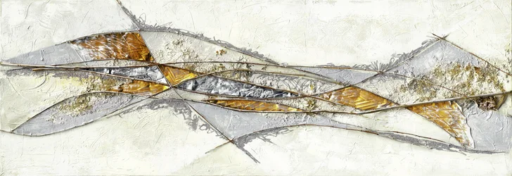 Flujo metálico abstracto
