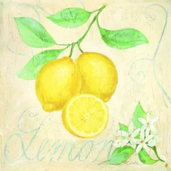 Limones frescos botánicos