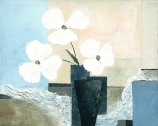 Naturaleza muerta floral moderna