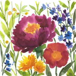 Un jardín floral lleno de colorido