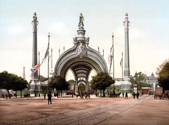 Gran entrada de la Exposición Universal de 1900 en París, de René Binet.
