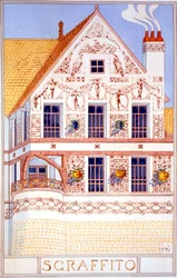 Sgraffito, ilustración de 