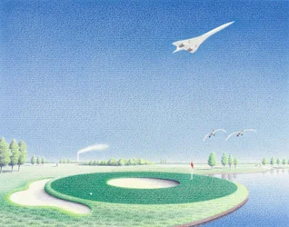 Círculo, 2000, Dibujo a lápiz de color sobre papel
