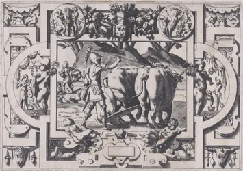Jason siembra los dientes del dragón, 1563