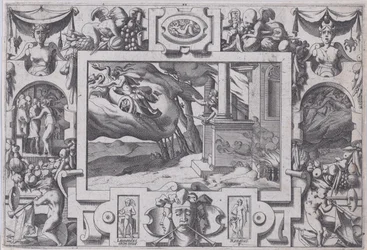 Medea Huye de Jasón con la Espada en Mano, 1563