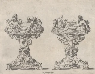 Dos saleros, siglos XVI-XVII