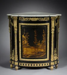 Gabinete de esquina, c.1765-1770