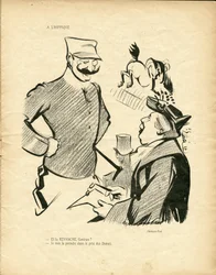 Ilustración de Hermann-Paul (1864-1940) en El pato salvaje