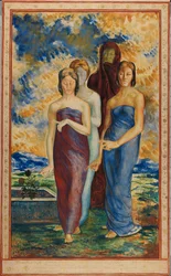 Figuras alegóricas, finales del siglo XIX-principios del siglo XX