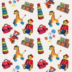 Juguetes retro de colores