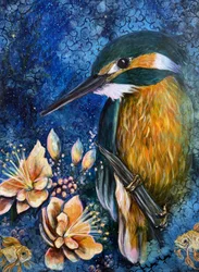 Flor mística del martín pescador