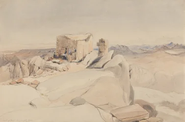 La Cima del Monte Sinaí o Jebel Musa, 1840