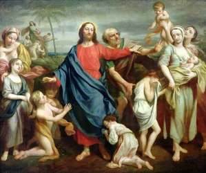 Dejad que los niños vengan a mí, y no se lo impidáis, 1746