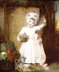 Retrato de Lady Isabella Manners, hija del Duque de Rutland