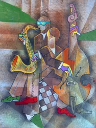Actuación de jazz abstracto