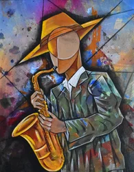 Un hombre del jazz lleno de vida