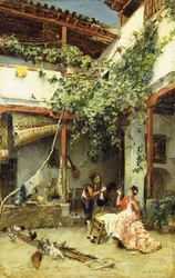 En el Patio, 1876