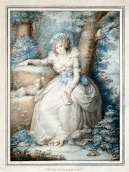 Sra. Fitzherbert (litografía en color)