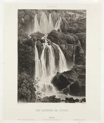 Las cascadas de Tívoli, c. 1841