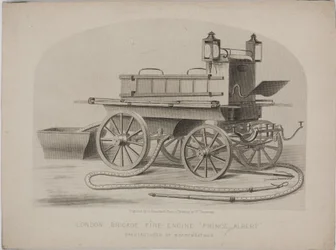 Carro de bomberos de la Brigada de Londres 