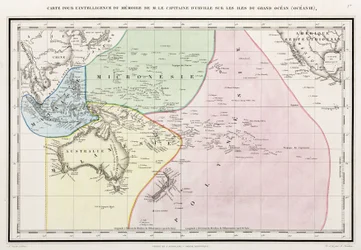 Mapa del Océano Pacífico