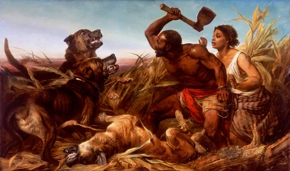 Los esclavos cazados