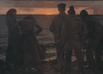 Los ancianos en la playa