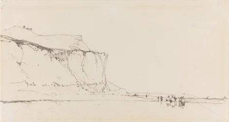 Orilla del mar con acantilado