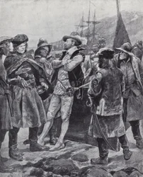 Sir Humphrey Gilbert descubriendo Terranova