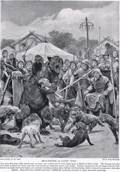 Pelea de osos en tiempos sajones, de 