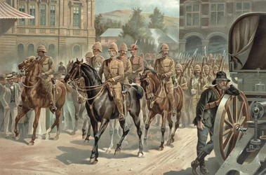 Entrada de Lord Roberts en Pretoria el 5 de junio de 1900