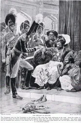 Los británicos en Ceilán, ilustración de 