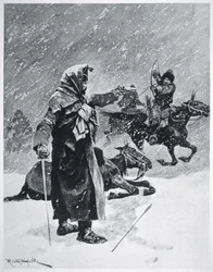 Arqueros cosacos turco-bashkir acosaron y hostigaron la retirada del ejército de Napoleón de Rusia en 1812