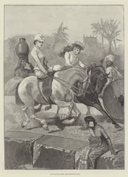 Vida anglo-india, el paseo matutino
