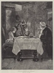 La cena de Navidad del abuelo, ¡Las damas!
