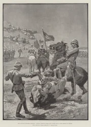 El Avance hacia Dongola, el Caballo del Capitán Fitton abatido en la Batalla de Ferket