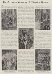 La Ceremonia de Coronación, una Relato Histórico