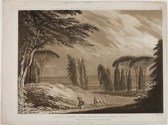Vista de la Campagna de Roma