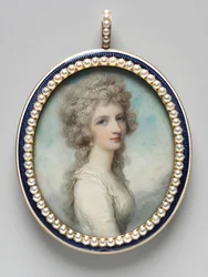 Retrato de Mary Frances Fanny Swinburne, c. 1786
