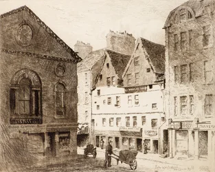 Lady Warkstairs y Union Hall (grabado)
