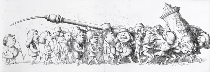 Visitantes alemanes a la Gran Exposición de 1851