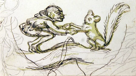 Duende y ardilla