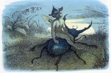 El mensajero de la reina de las hadas, c. 1870