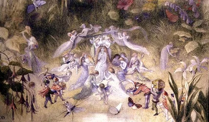 El tocador de Titania, c.1870