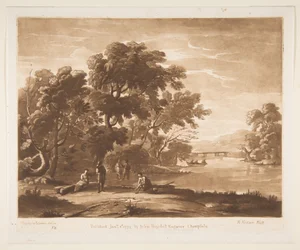 Paisaje con figuras, 1774