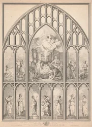 Ventana oeste de la capilla del New College de Oxford: