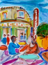 Café en el Castro, San Francisco