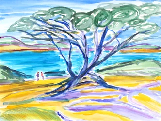 Árbol de ciprés, Carmel